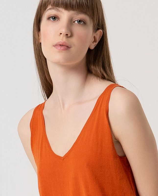 surkana top arancio