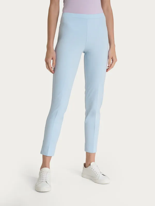 Ragno pantalone capri azzurro