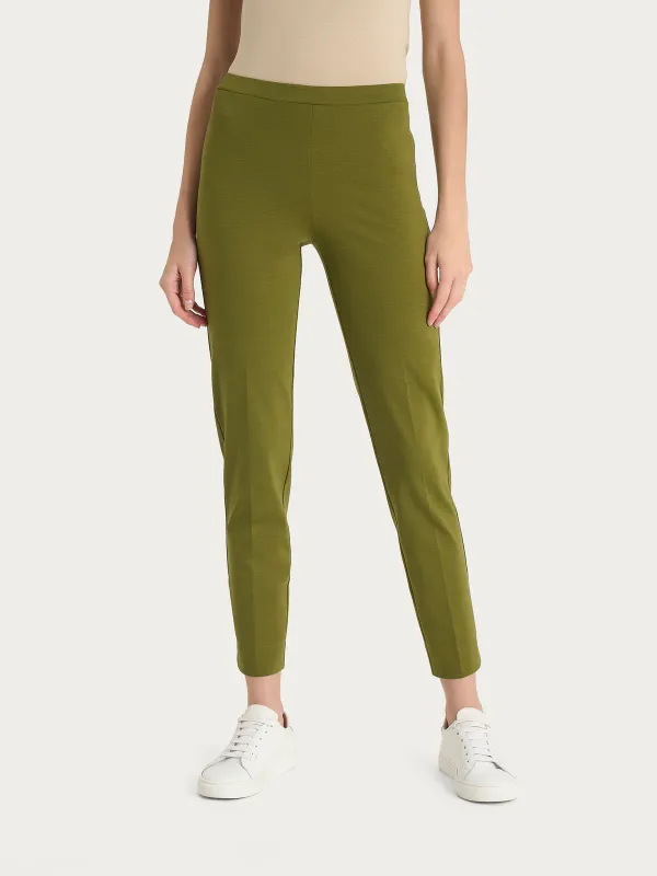 Ragno pantalone capri verde