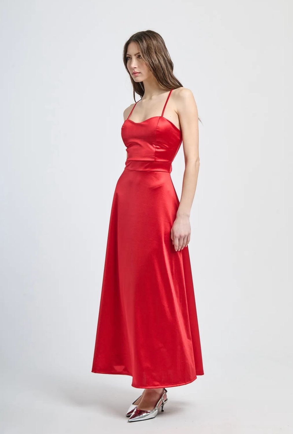 Collezione unica abito Ines rosso