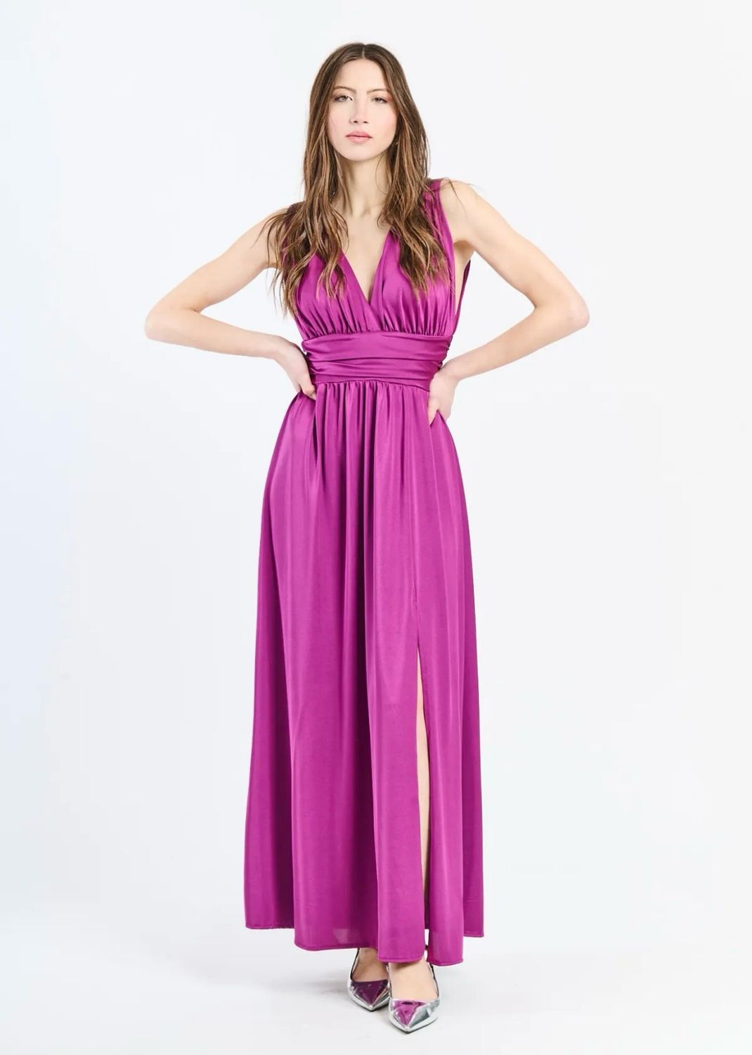 Collezione unica abito Cloe magenta