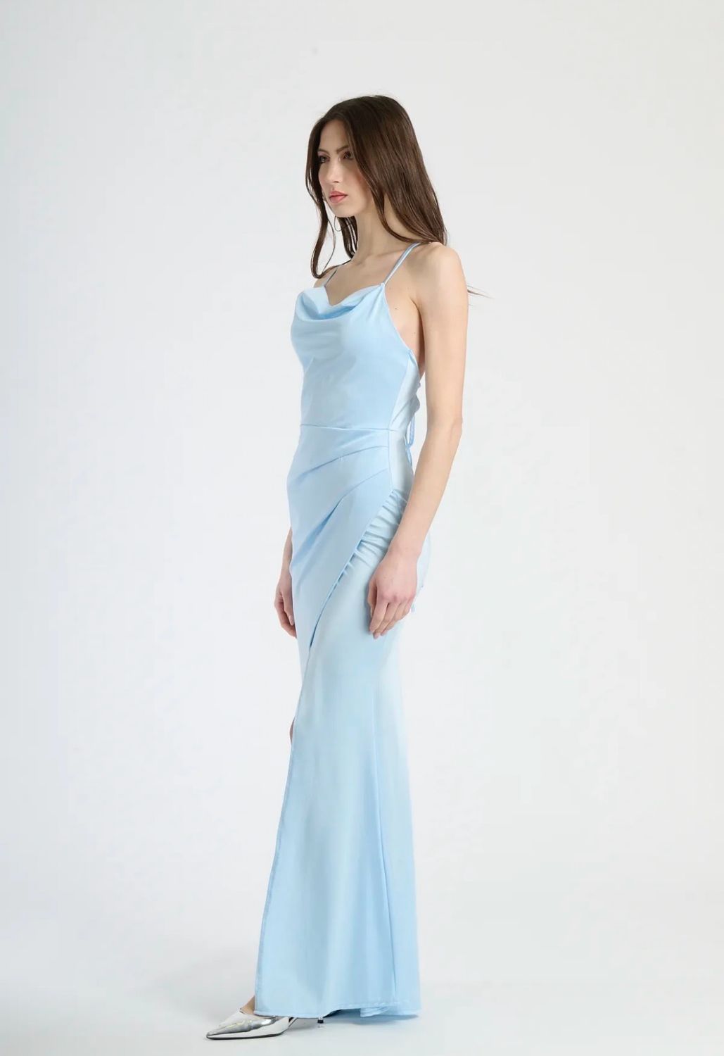 Collezione unica abito Tea azzurro
