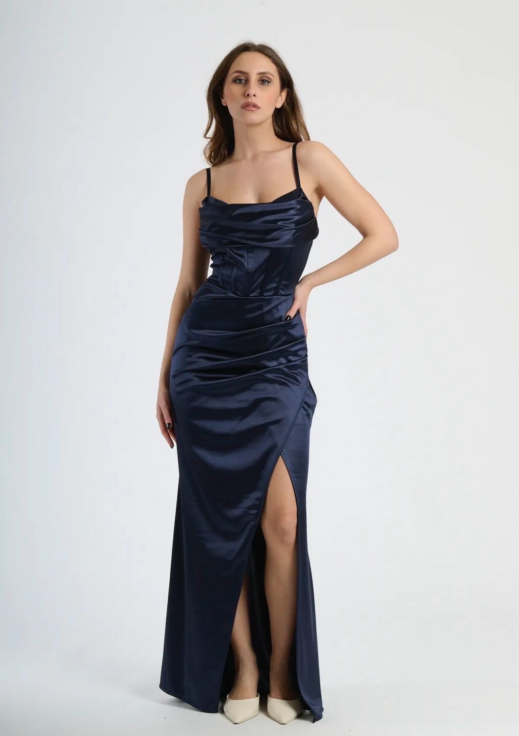Collezione unica abito Enza blu notte