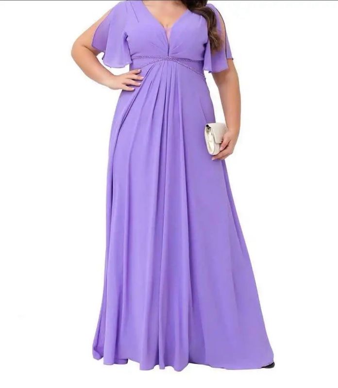 Collezione Curvy abito glicine