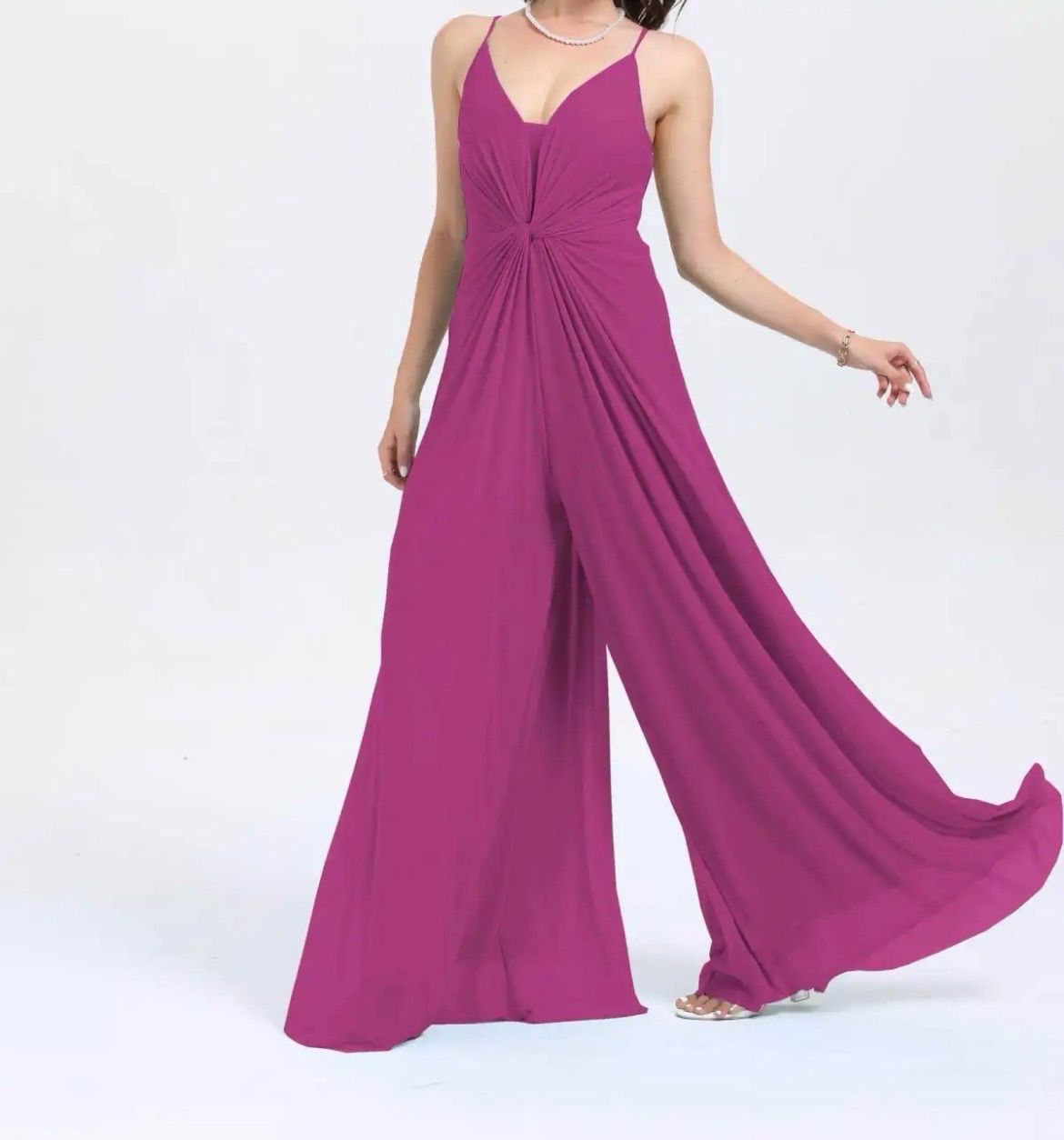 Collezione cerimonia tuta magenta