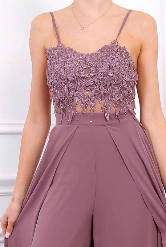 Collezione cerimonia tuta malva