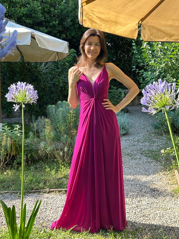 Collezione cerimonia tuta magenta