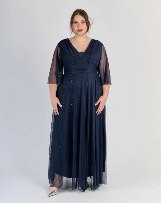 Collezione unica Curvy abito Trilly blu
