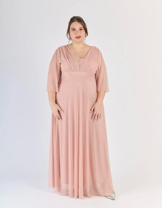 Collezione unica Curvy abito Trilly rosa