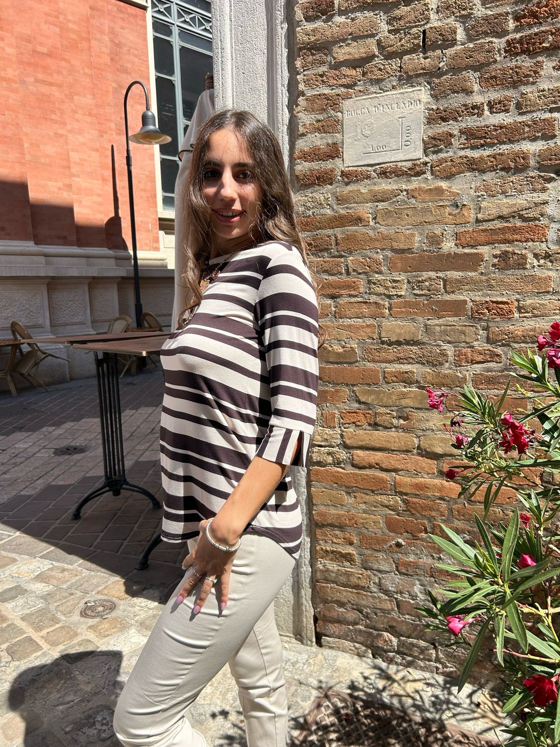 Ragno maglia righe