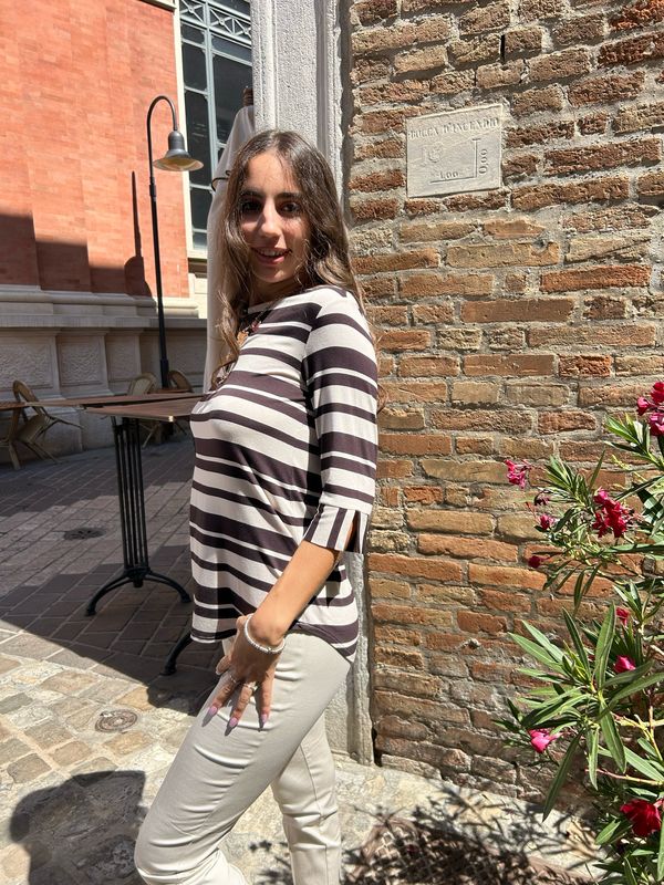 Ragno maglia righe