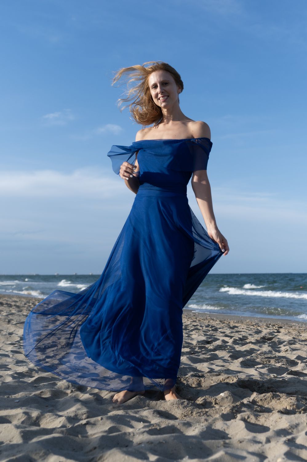 Collezione unica abito Mina bluette