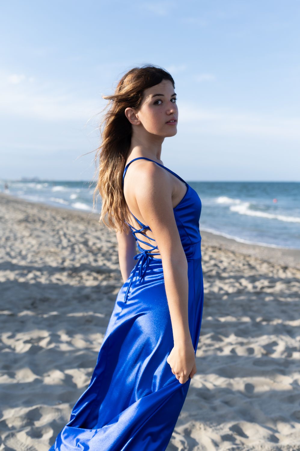 Collezione unica abito Ines bluette