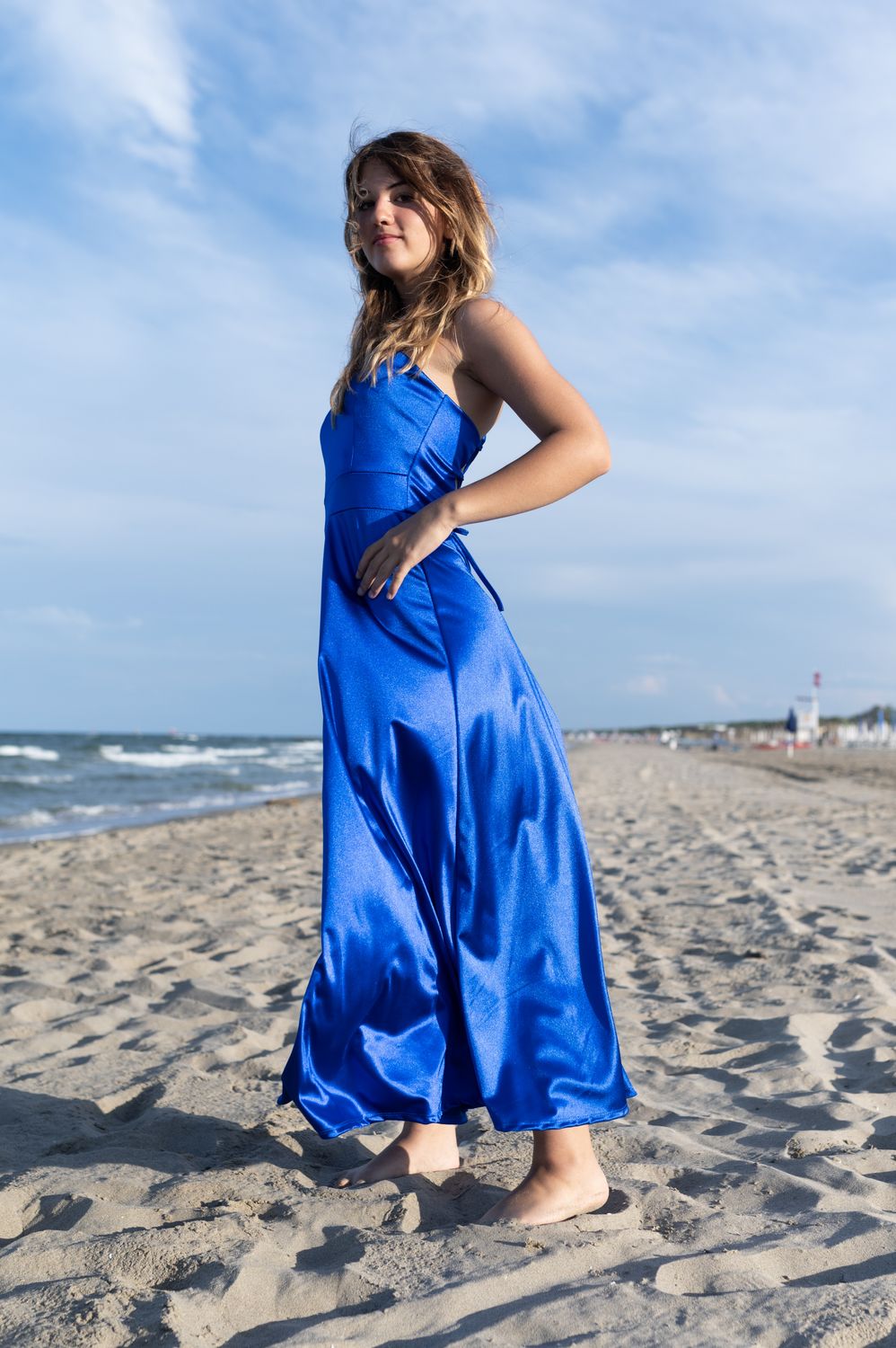 Collezione unica abito Ines bluette