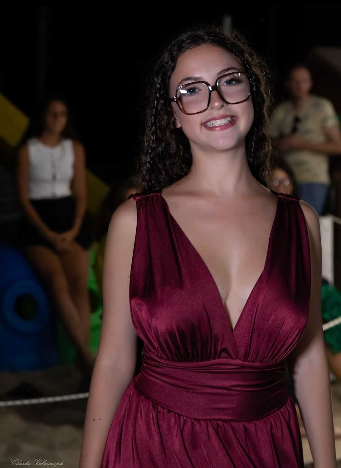 Collezione unica abito Cloe vino