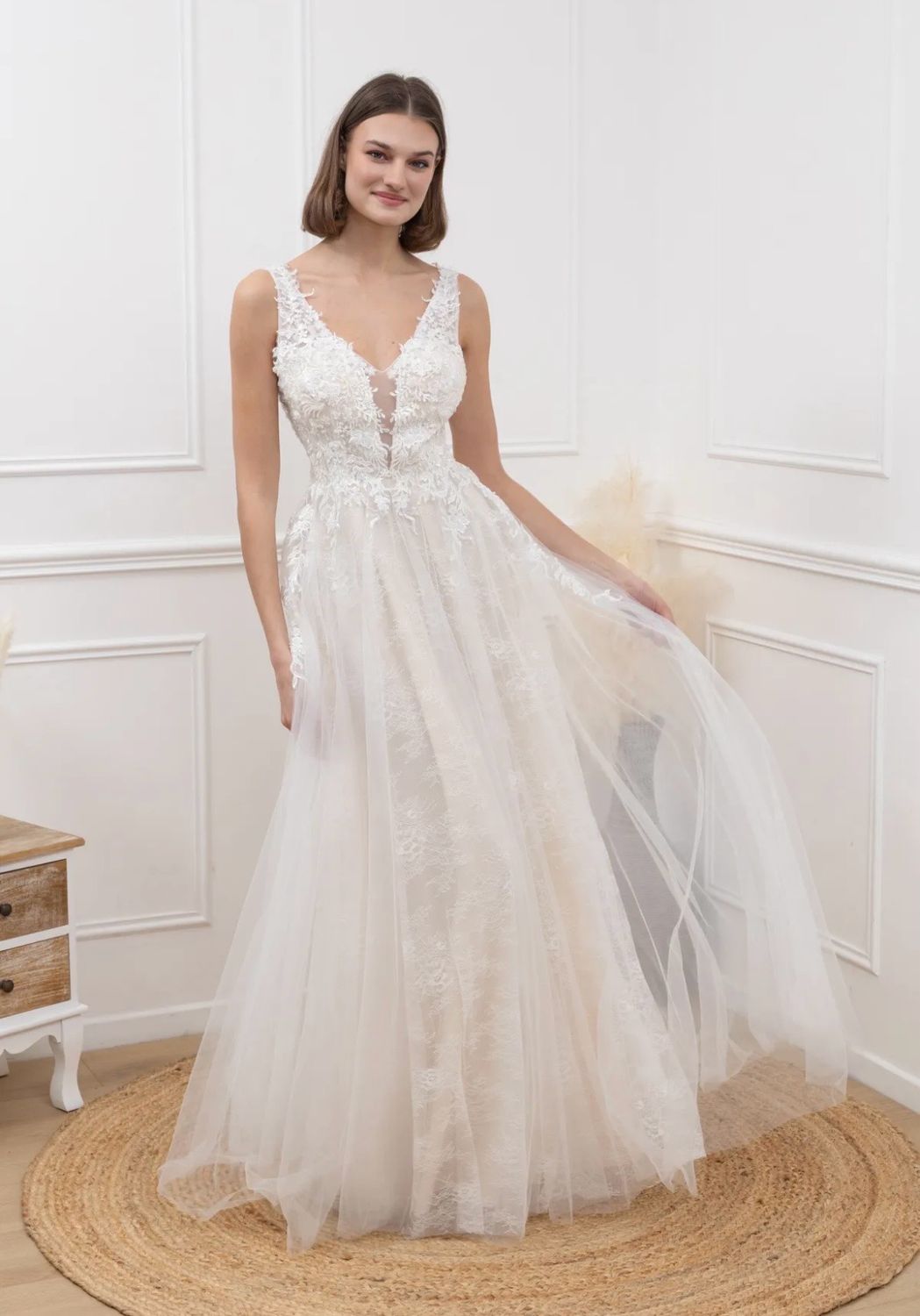 Collezione sposa abito corpetto pizzo