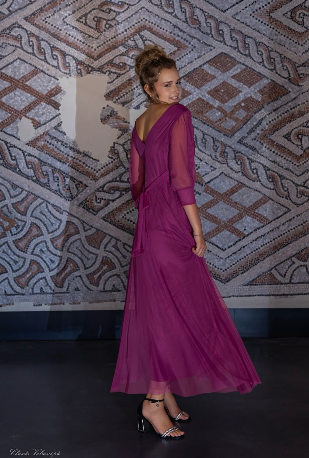 Collezione unica abito Emma magenta