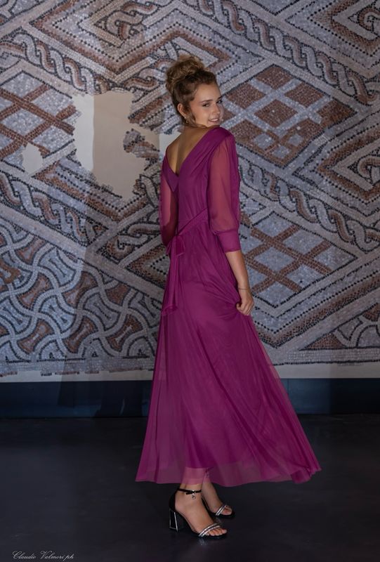 Collezione unica abito Emma magenta