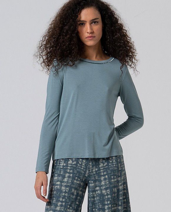 Surkana maglia profilo azzurra