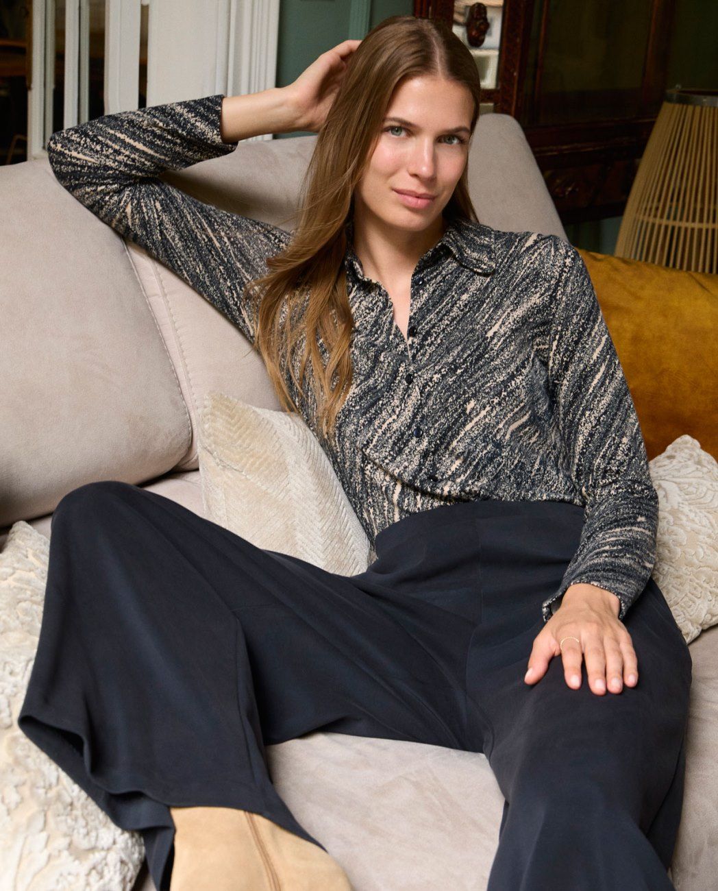 Surkana camicia microfantasia