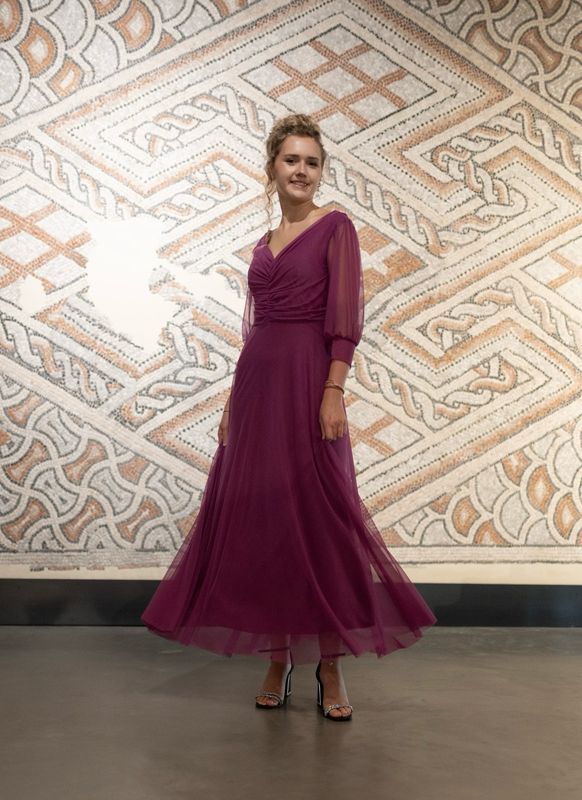 Collezione unica abito Emma magenta