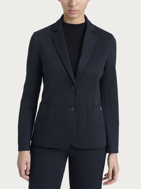 Ragno giacca quadretti blu