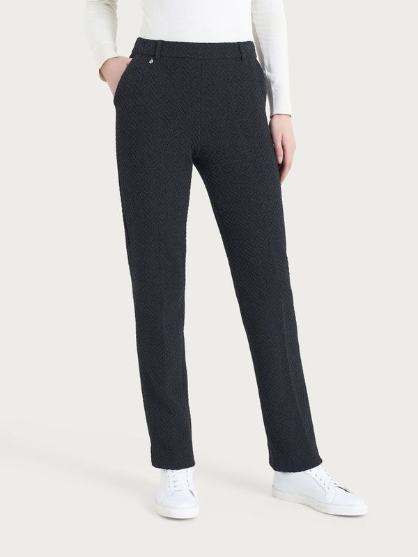 Ragno pantalone Jacquard grigio