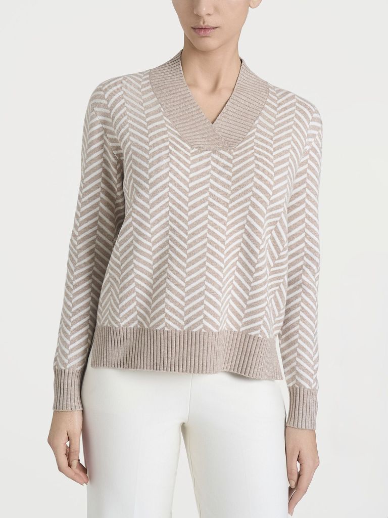 Ragno maglia spinata beige