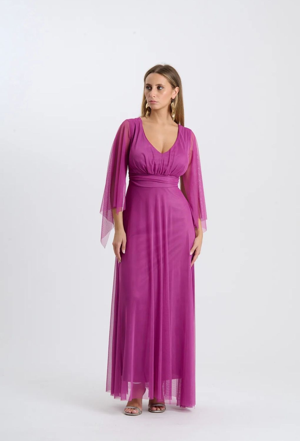 Collezione unica abito Elsa magenta
