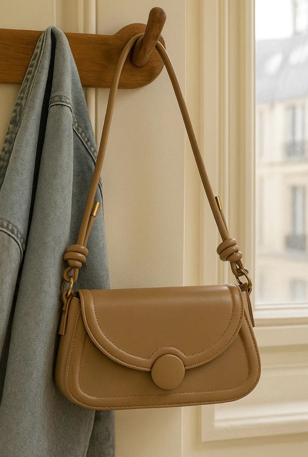 Collezione accessori borsa beige 463