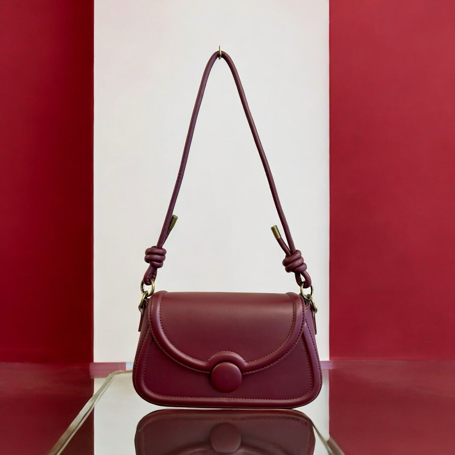 Collezione accessori borsa prugna 463