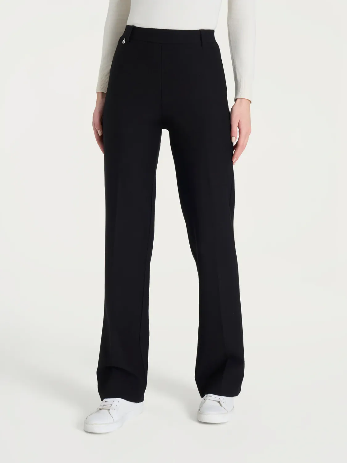 Ragno pantalone nero ampio