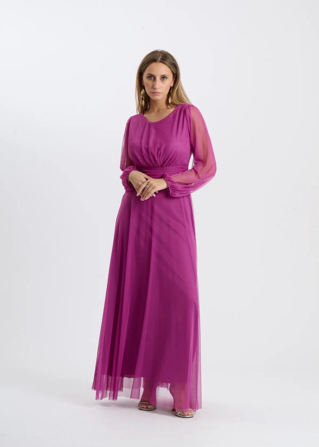 Collezione unica abito Rita magenta