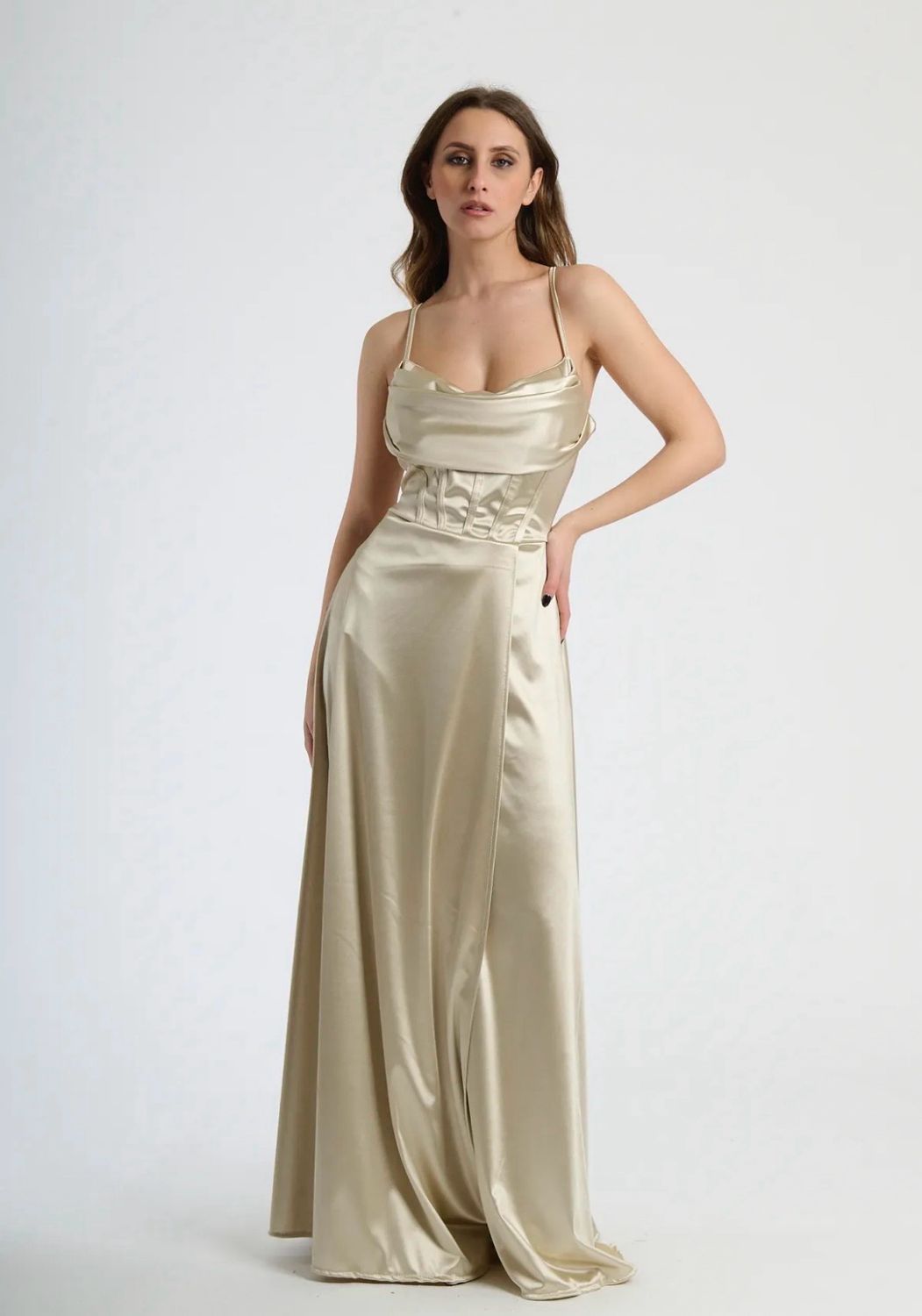 Collezione unica abito Nina champagne