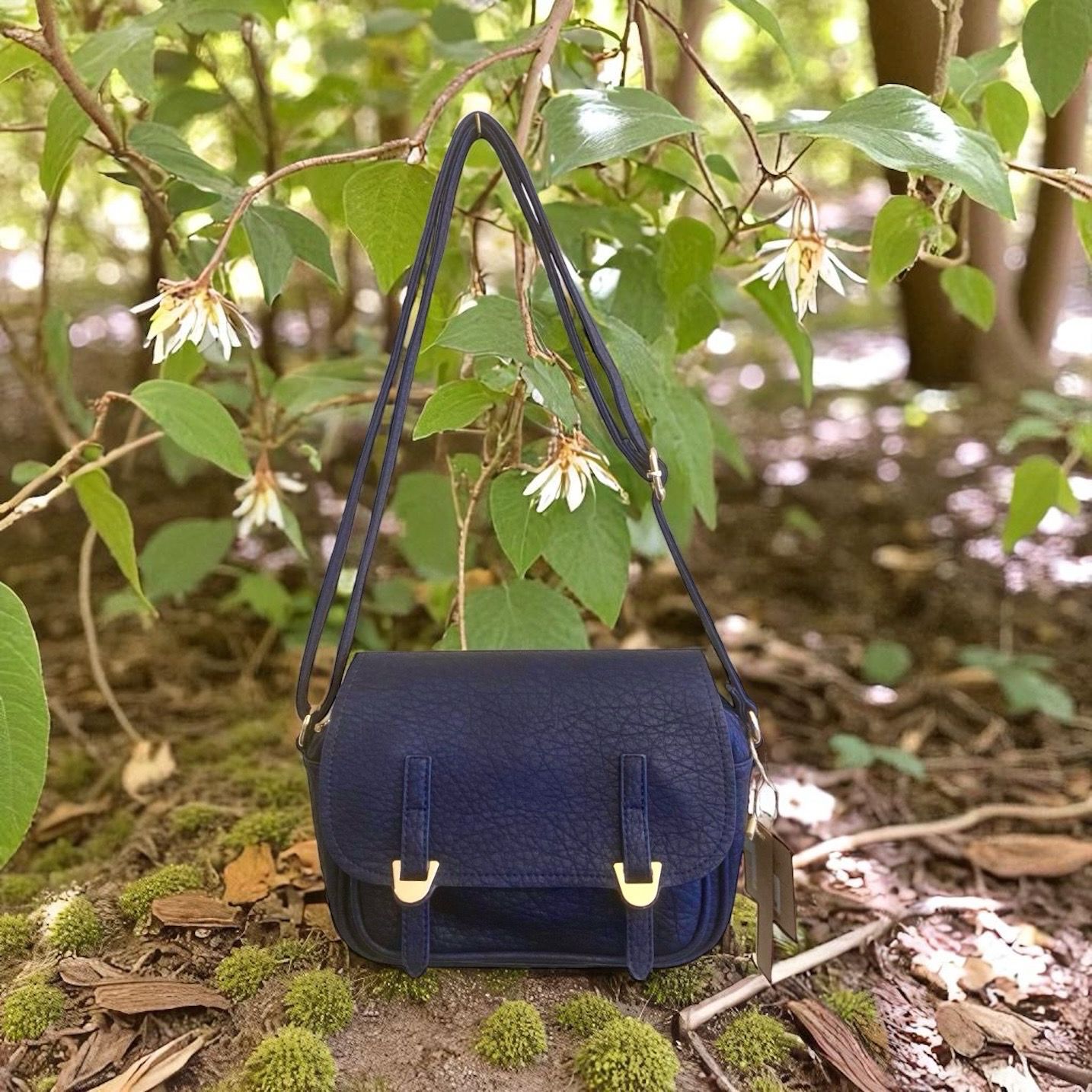 Collezione accessori borsa blu 27504