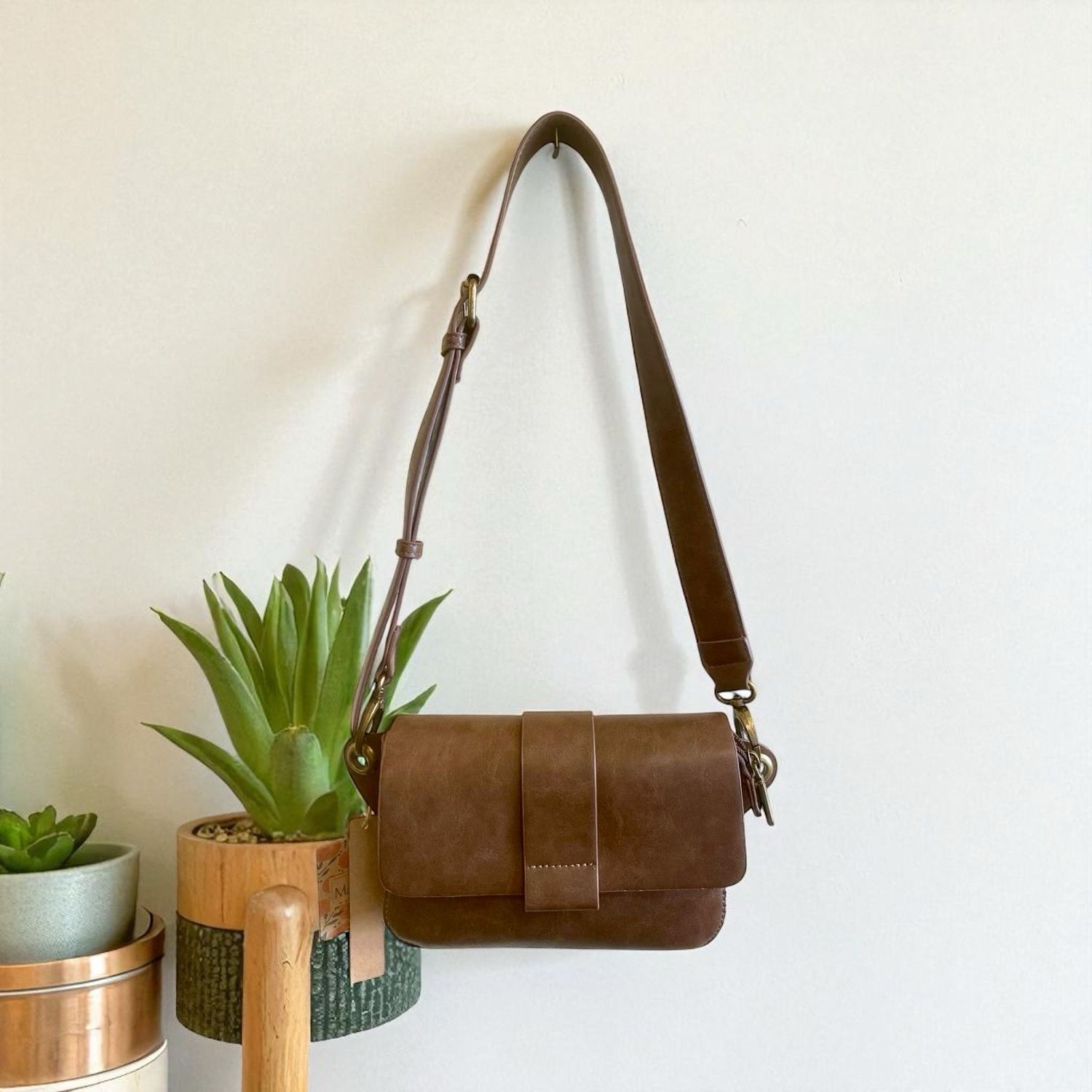 Collezione accessori borsa marrone 6108