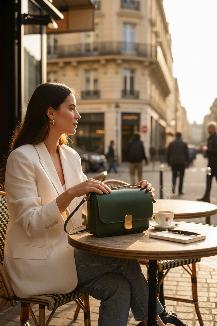 Collezione accessori borsa verde 6109