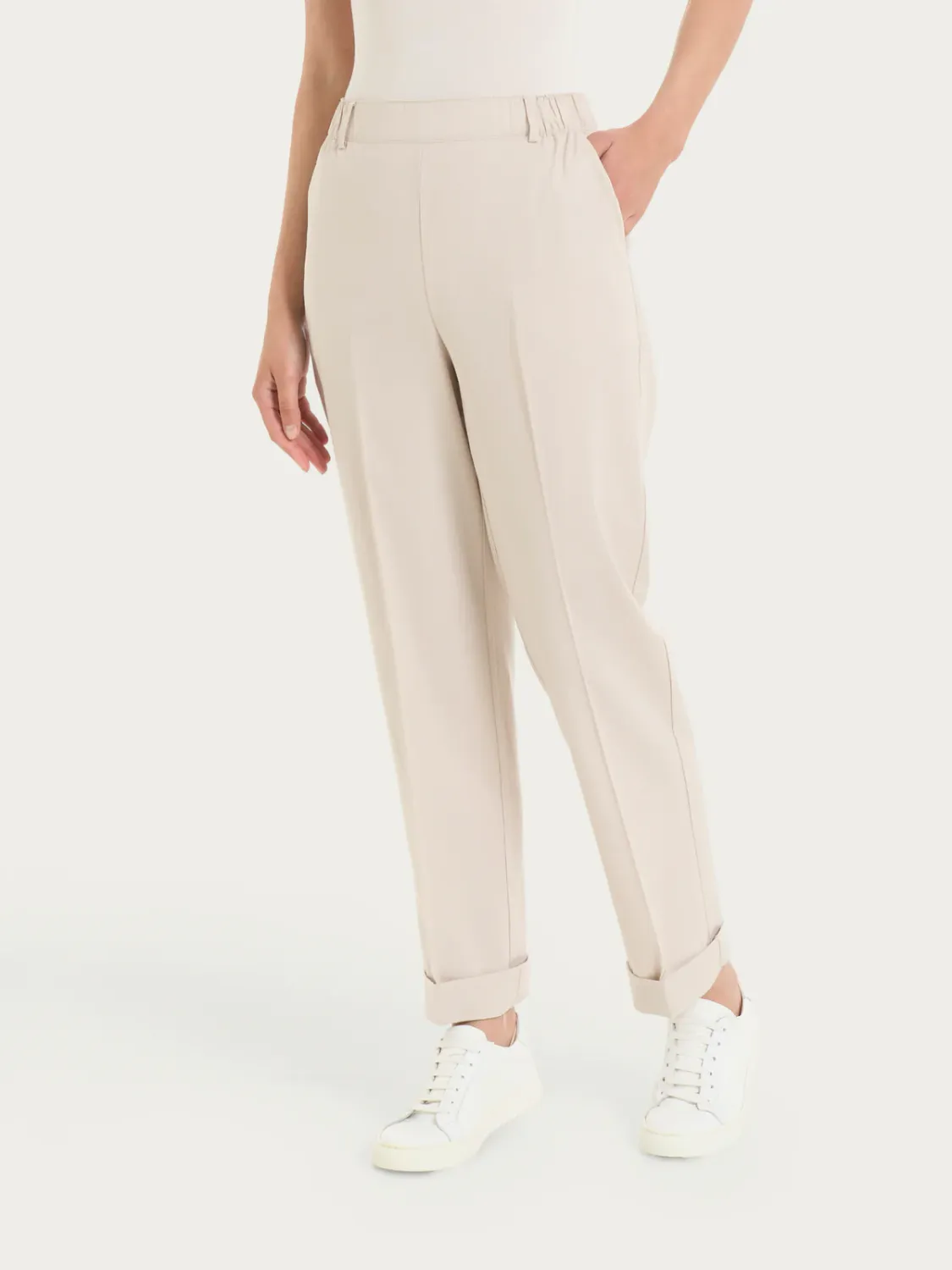 Ragno pantalone dritto avorio