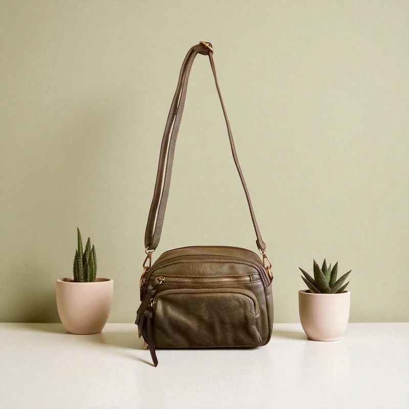 Collezione accessori borsa kaki 5542