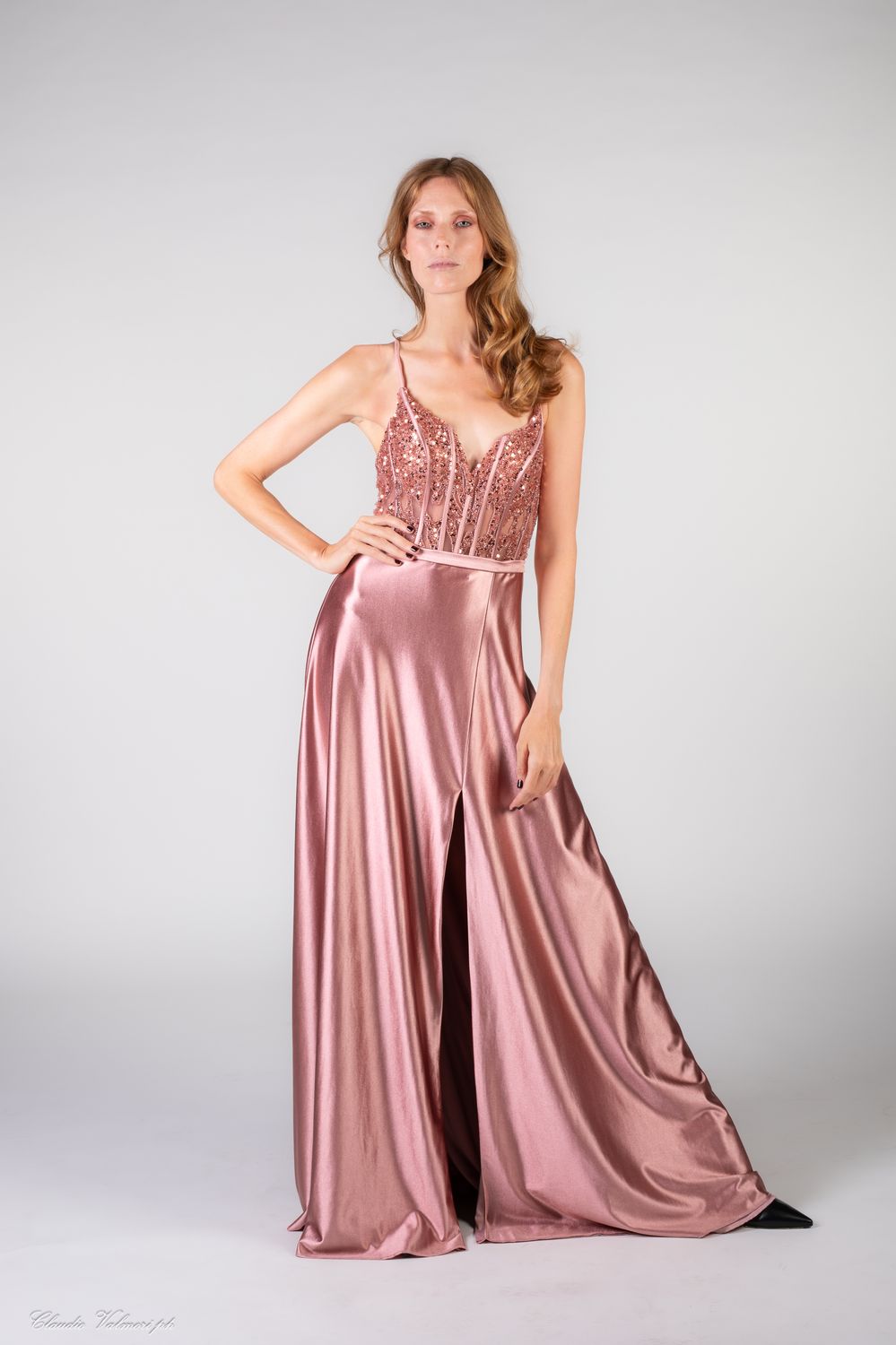 collezione cerimonia abito rosa