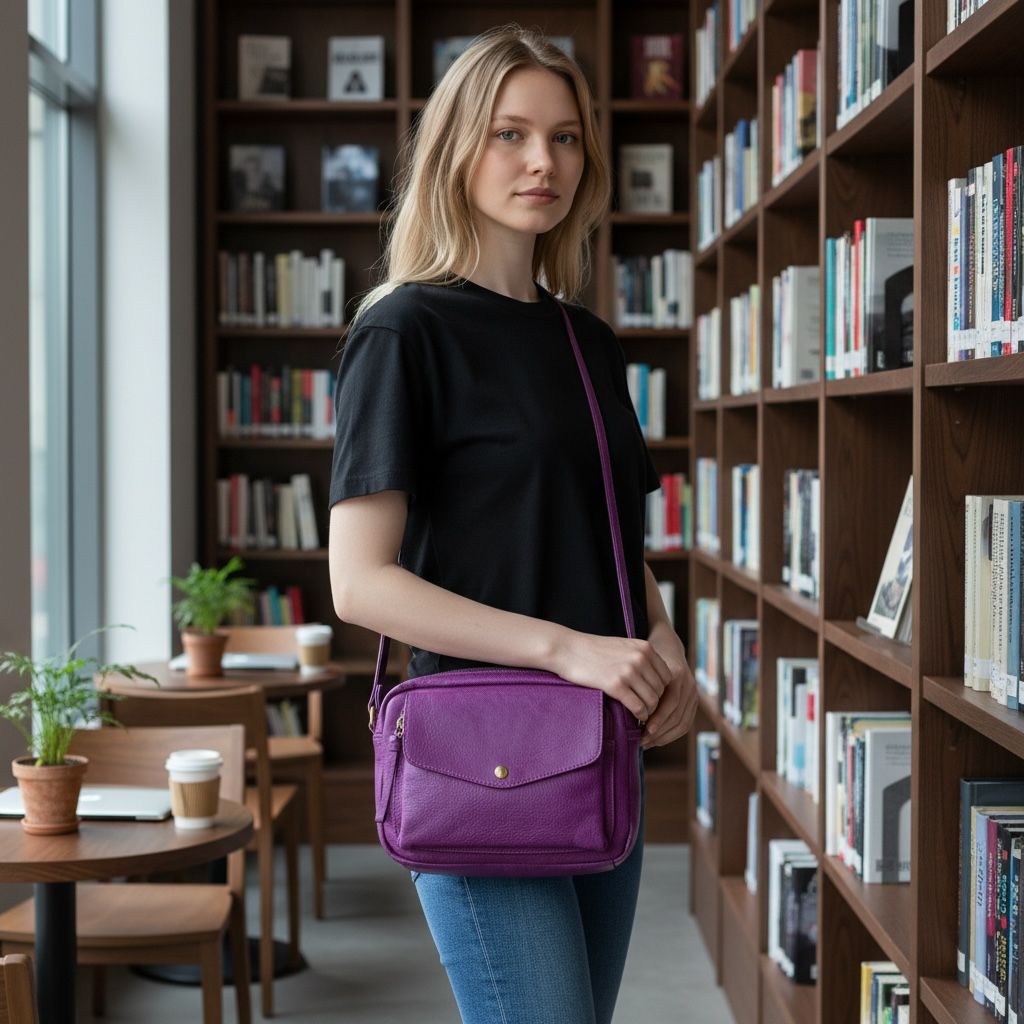 Collezione accessori borsa viola MD- 5212