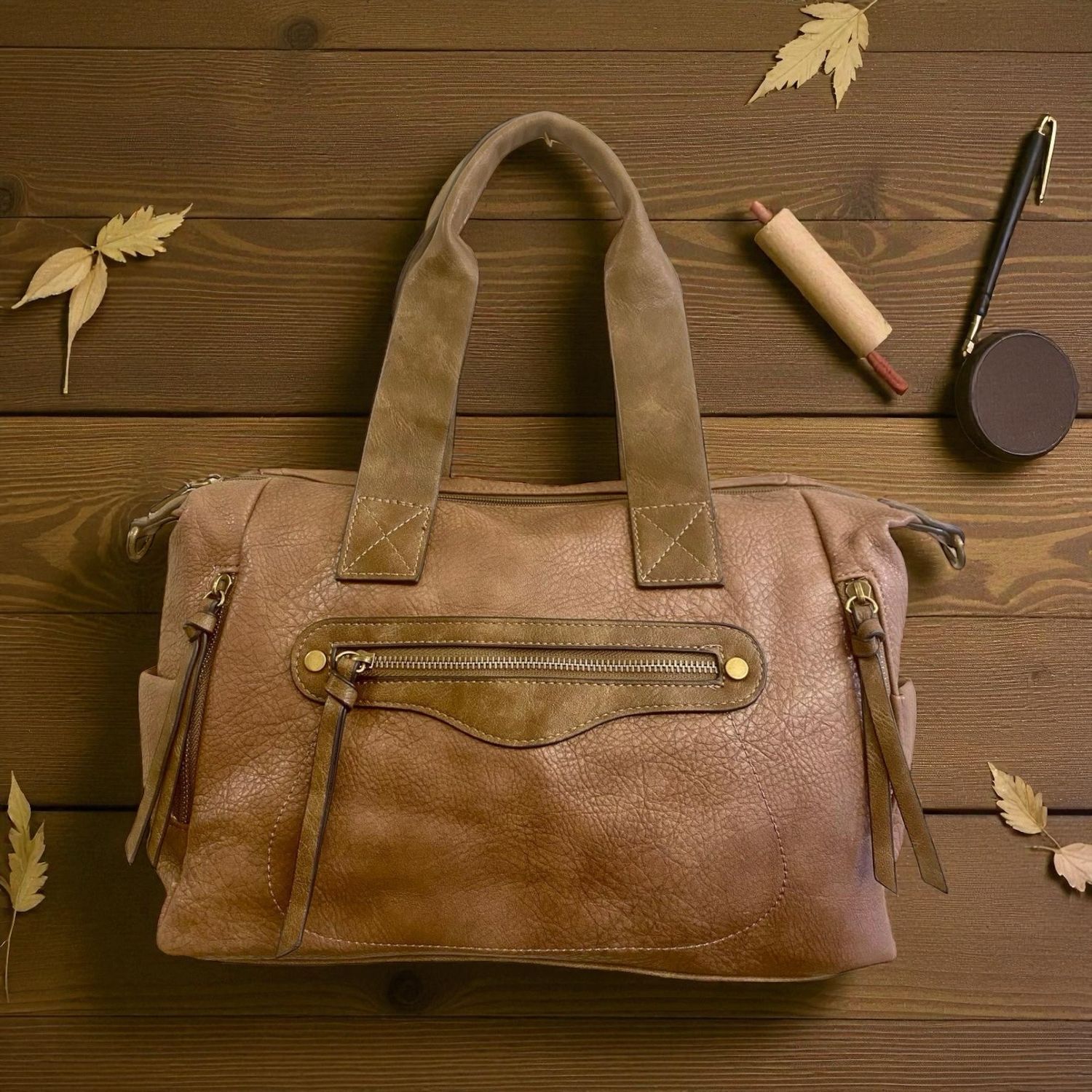 Collezione accessori borsa marrone 6511