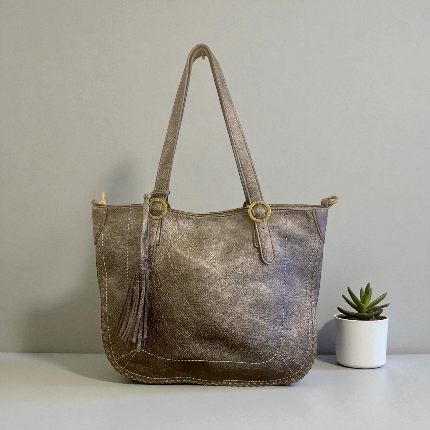 Collezione accessori borsa grigia 27611