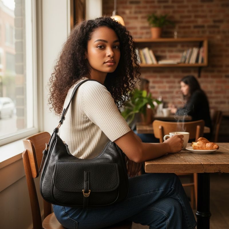 Collezione accessori borsa nera 27502