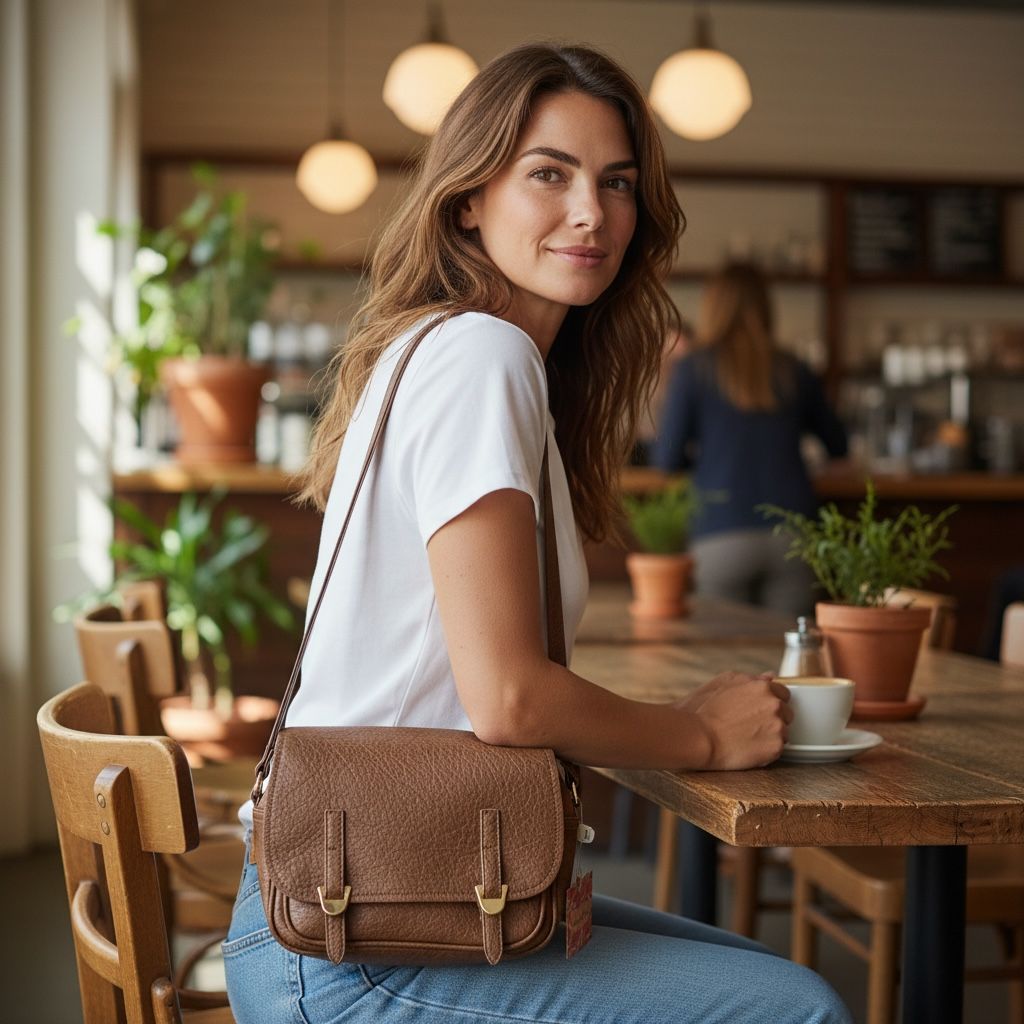 Collezione accessori borsa marrone 27504