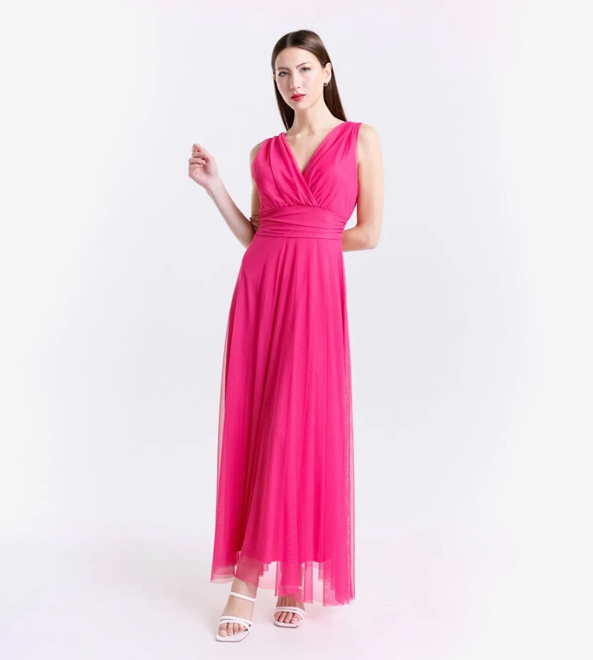 Collezione unica abito Flora fucsia