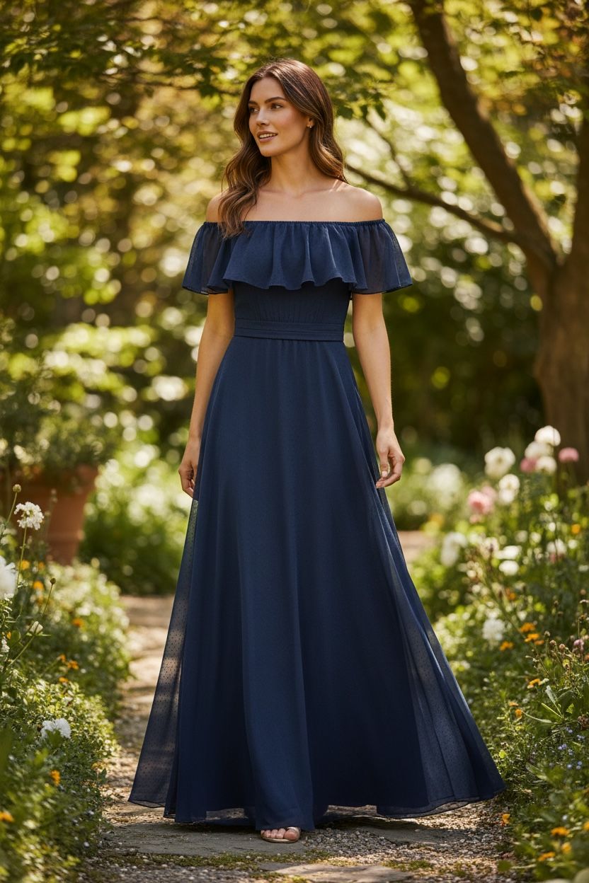 Collezione unica abito Mina blu