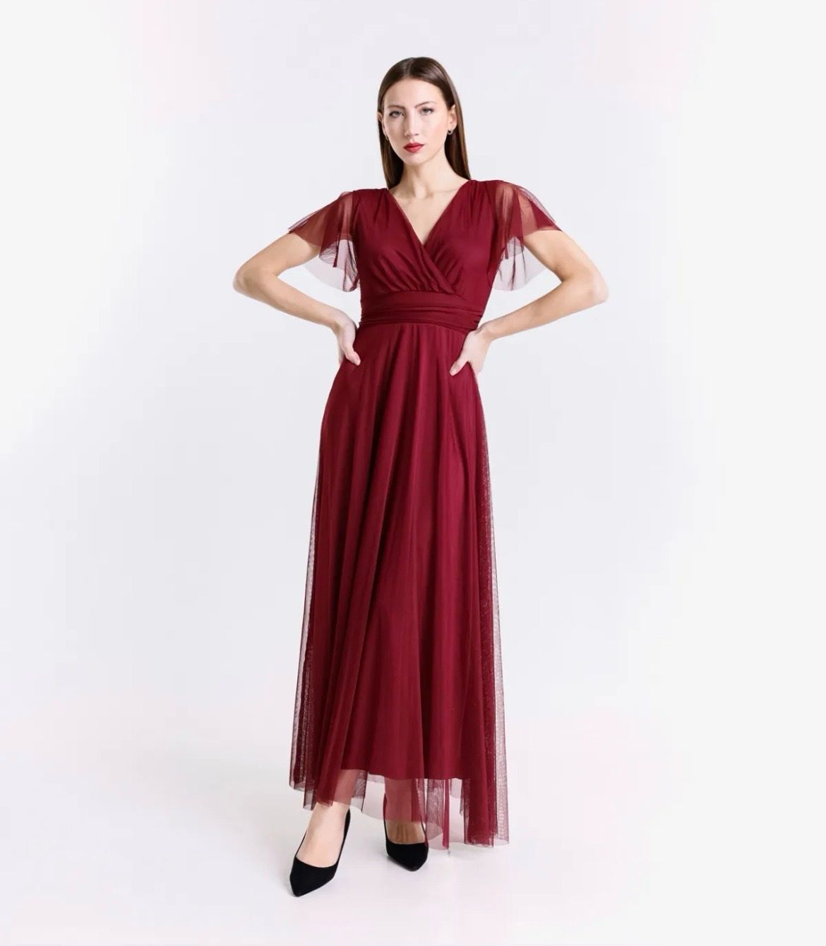 Collezione unica abito Lucia vino