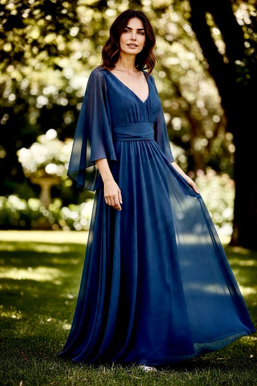 Collezione unica abito Elsa blu notte