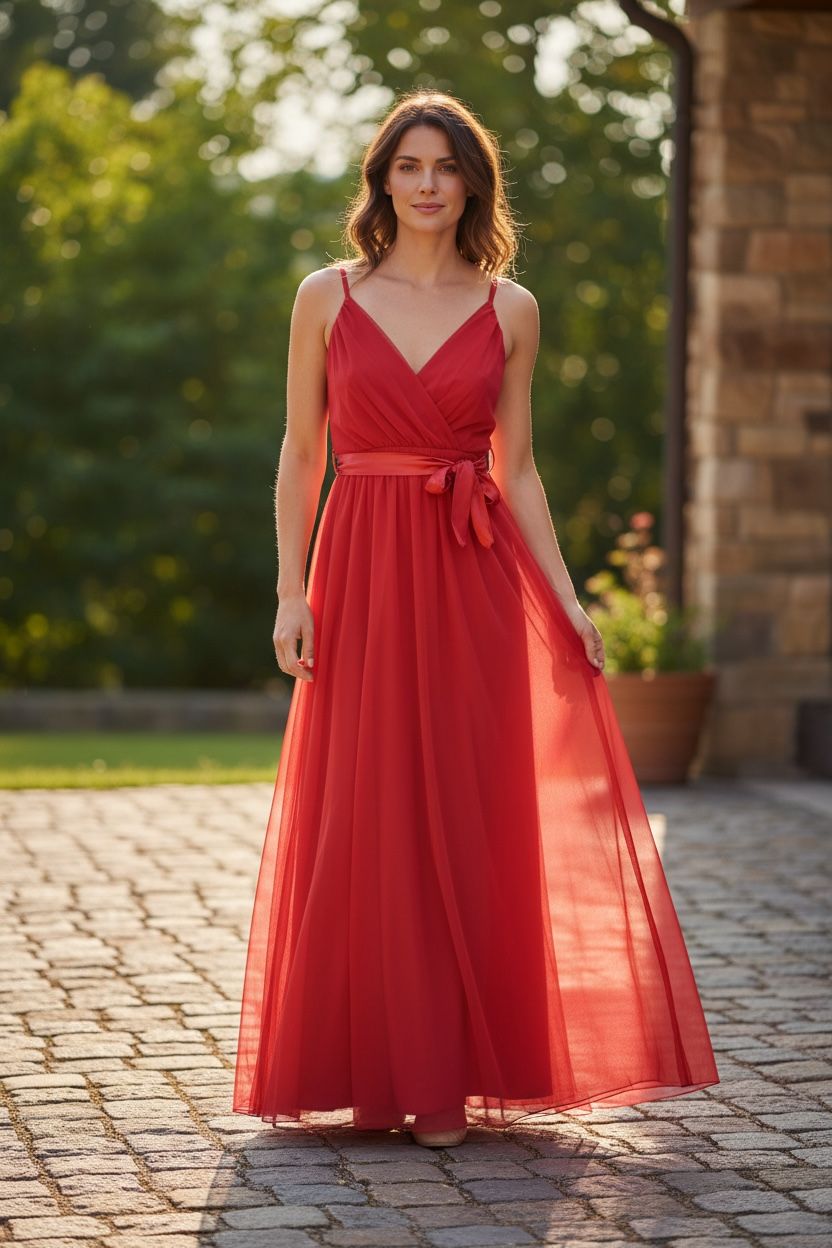 Collezione unica abito Ada rosso